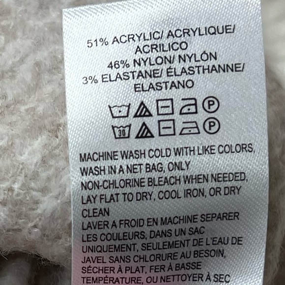 NWT Lucky Brand Long Sleeve Button Down Colorblock Knit Cardigan Sweater Small - Picture 7 of 7